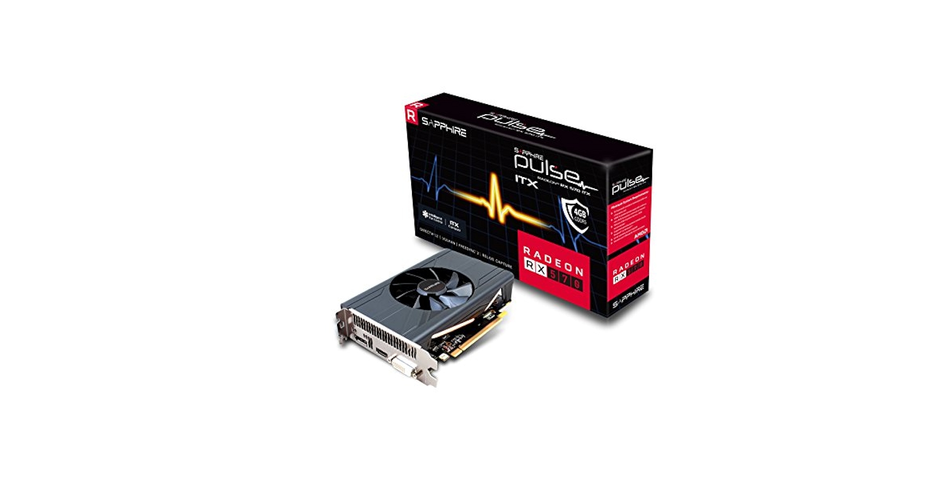 Amazon.com: Sapphire 11266-34-20G Radeon Pulse RX 570 ITX